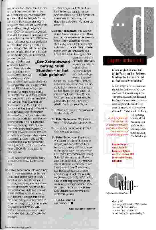 Vorschauseite 3: Jetzt wird richtig kalkuliert Nach dem Pretest gehen nun die ersten Krankenhäuser in die Erstkalkulation