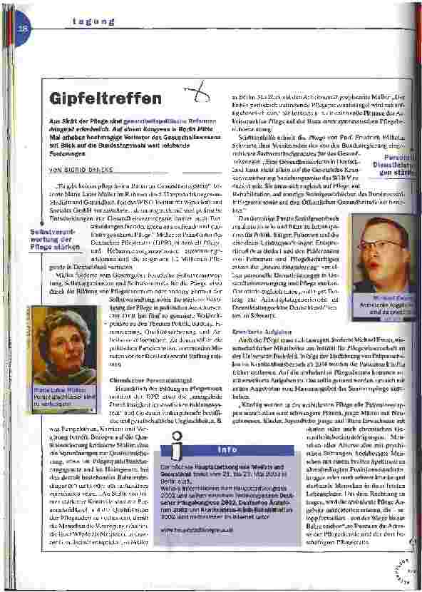 Vorschauseite 1: Gipfeltreffen