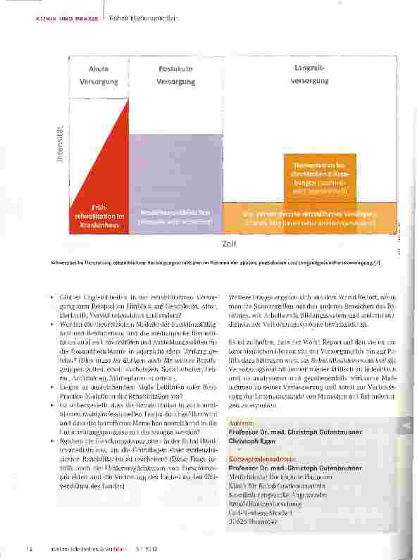 Vorschauseite 3: Barrieren abbauen: Rehabilitation als Menschenrecht
