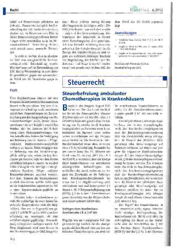 Vorschauseite 5: Honorararztwesen und Scheinselbstständigkeit - eine Standortbestimmung