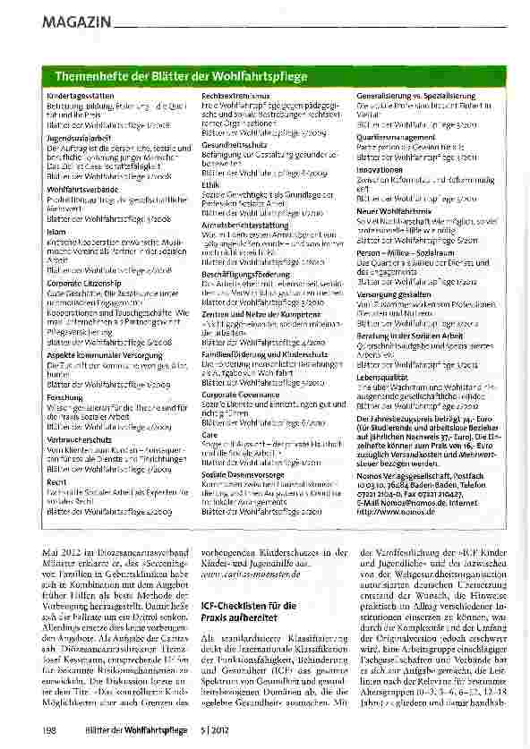 Vorschauseite 4: Fachinformationen des Paritätischen Wohlfahrtsverbandes