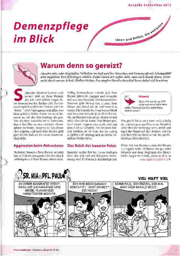 Vorschauseite 1: Warum denn so gereizt?