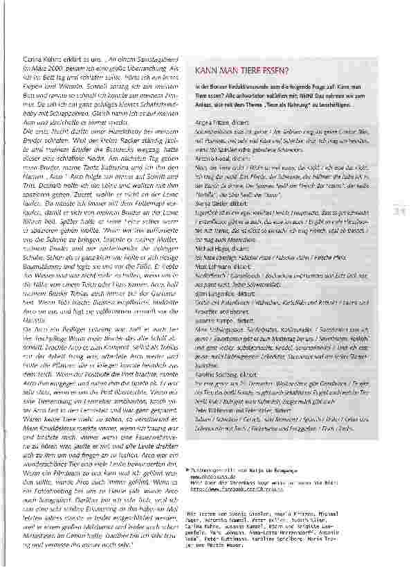 Vorschauseite 5: Tiere gibt es viele in meinem Leben