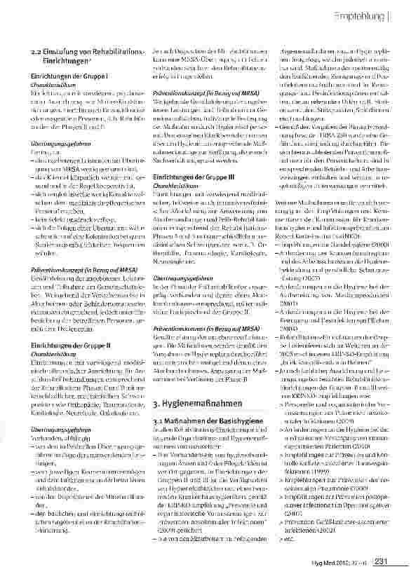 Vorschauseite 4: Informationen zu MRSA und weiteren multiresistenten Erregern für Rehabilitations-Einrichtungen - Eine Empfehlung der MRSA-Netzwerke Niedersachsen