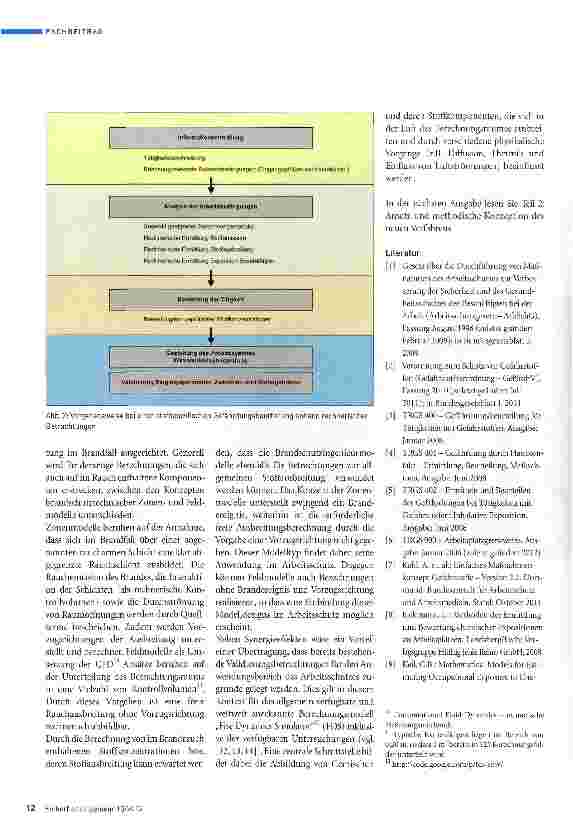 Vorschauseite 4: Teil 1: Rechtlicher Rahmen und Ausgangssituation Neues Konzept zur rechnerischen Beurteilung betrieblicher Gefahrstoffexpositionen unter Einbeziehung ausgewählter Brandschutzingen…