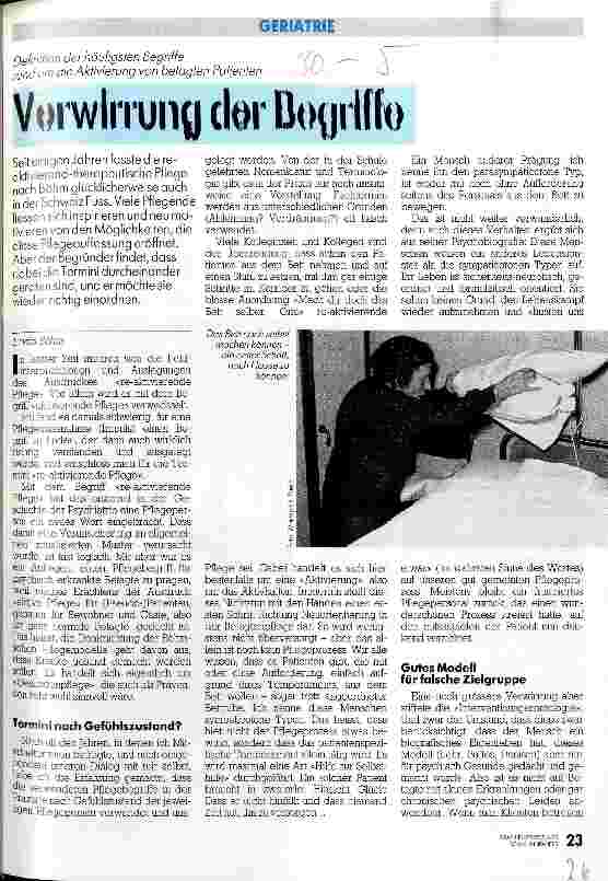 Vorschauseite 1: Verwirrung der Begriffe