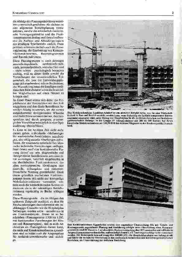 Vorschauseite 2: Wie man die Krankenhaus-kostenwirksam in den Griff kriegt