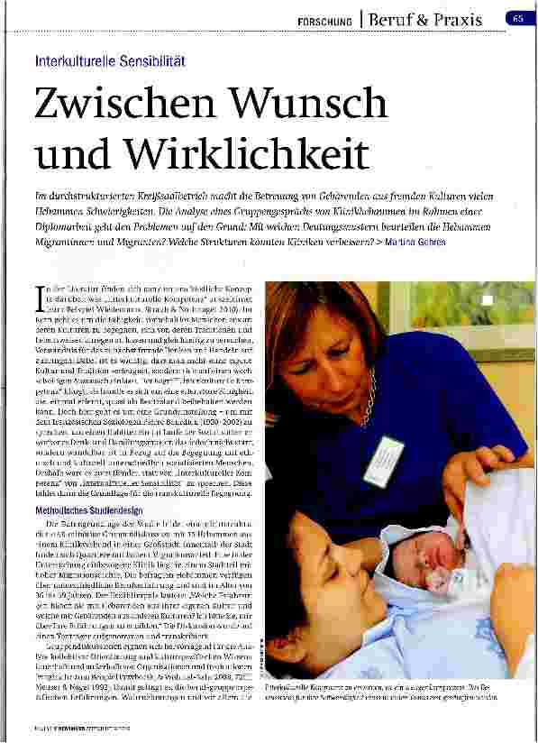Vorschauseite 1: Zwischen Wunsch und Wirklichkeit
