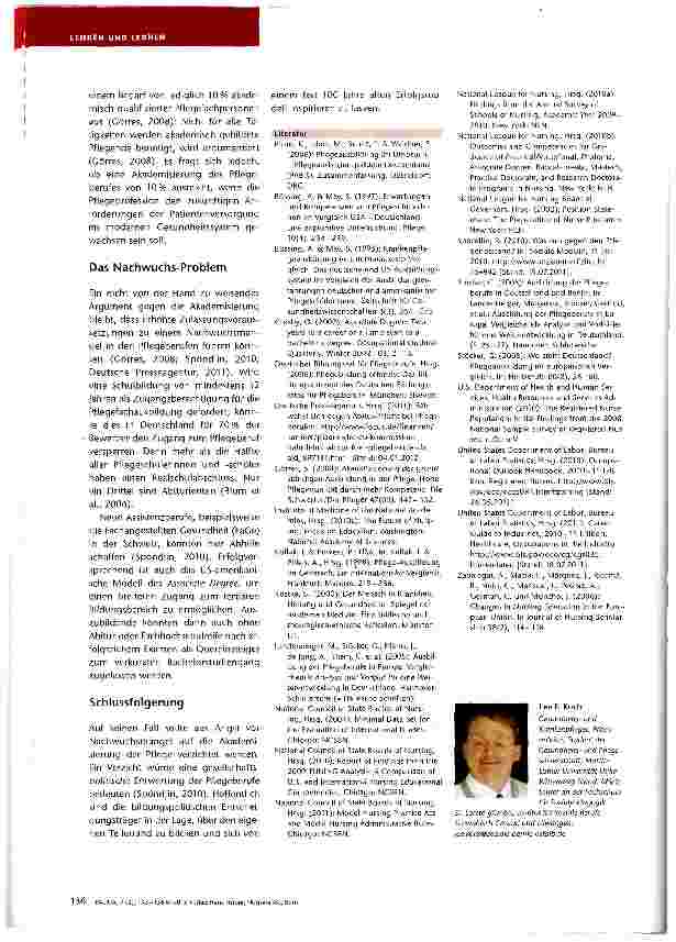 Vorschauseite 5: Pflegeausbildung in den USA: Ein Vorbild? Aufbau und Zukunftstendenzen des amerikanischen irsing Education-Systems