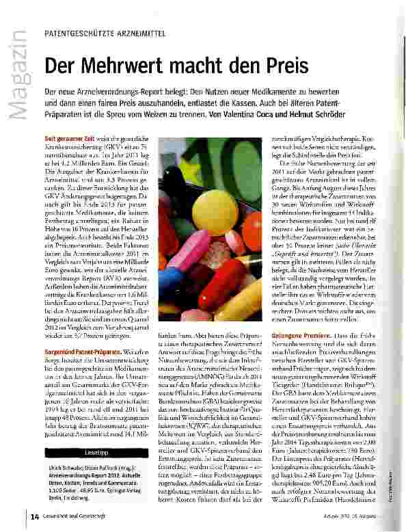 Vorschauseite 1: Der Mehrwert macht den Preis