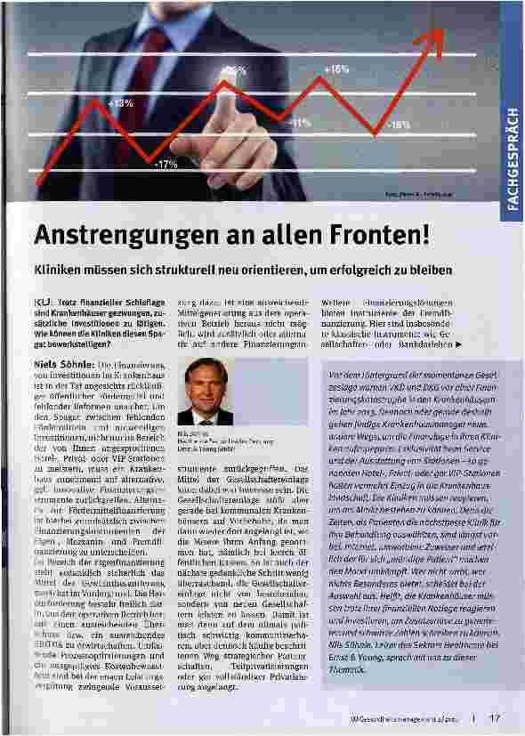Vorschauseite 1: Anstrengungen an allen Fronten!