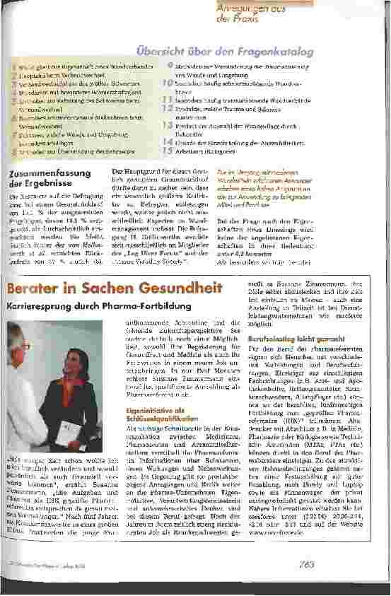 Vorschauseite 2: Verbandwechsel & Schmerz