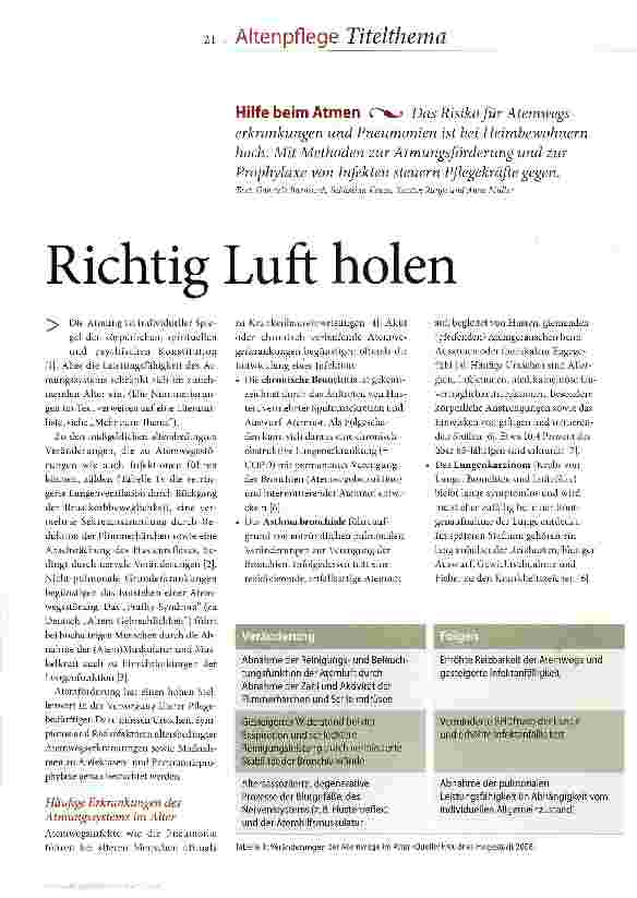 Vorschauseite 2: Richtig Luft holen