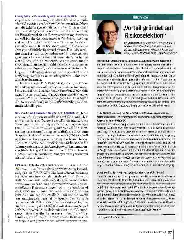 Vorschauseite 4: Krankenkassen mit Gesundheitsgarantie