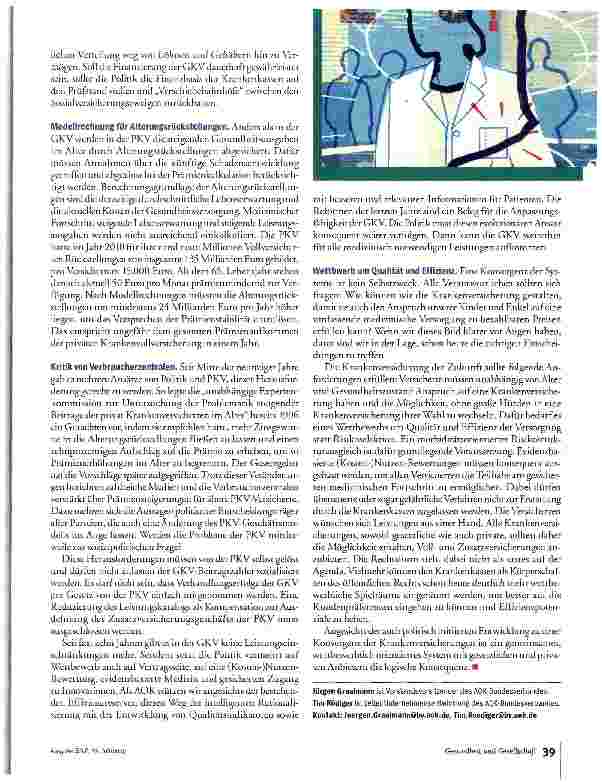 Vorschauseite 6: Krankenkassen mit Gesundheitsgarantie