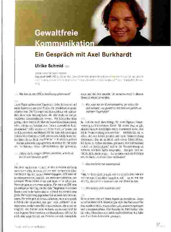 Vorschauseite 1: Gewaltfreie Kommunikation