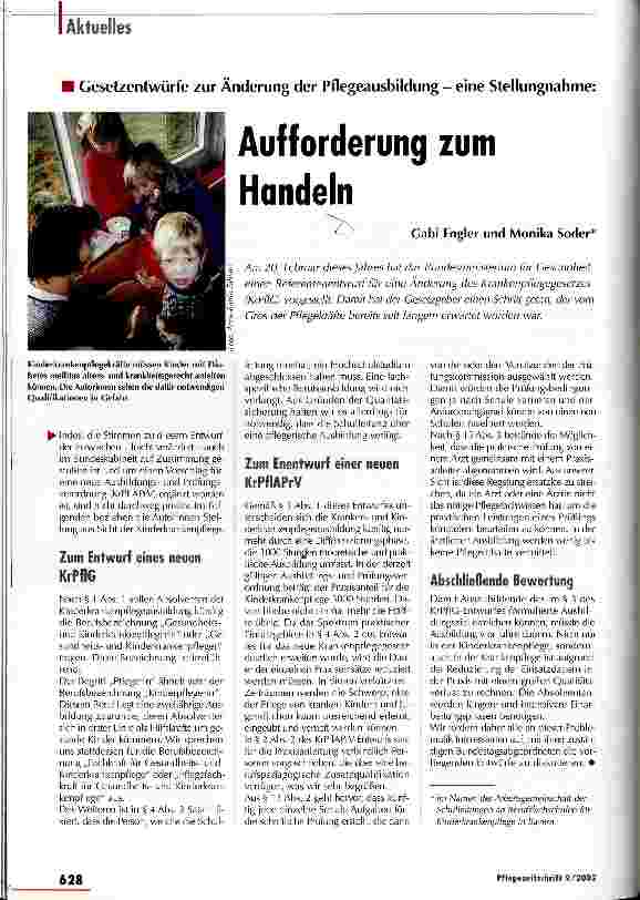 Vorschauseite 1: Aufforderung zum Handeln