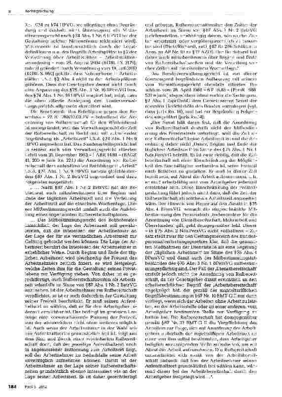 Vorschauseite 3: Mitbestimmung bei Raumumgestaltung, Rufbereitschaft und Saunanutzung