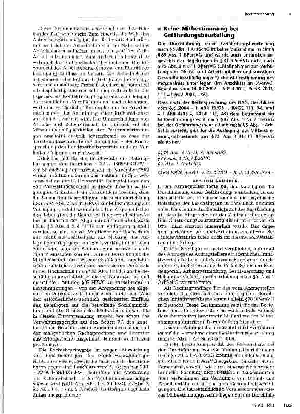 Vorschauseite 4: Mitbestimmung bei Raumumgestaltung, Rufbereitschaft und Saunanutzung