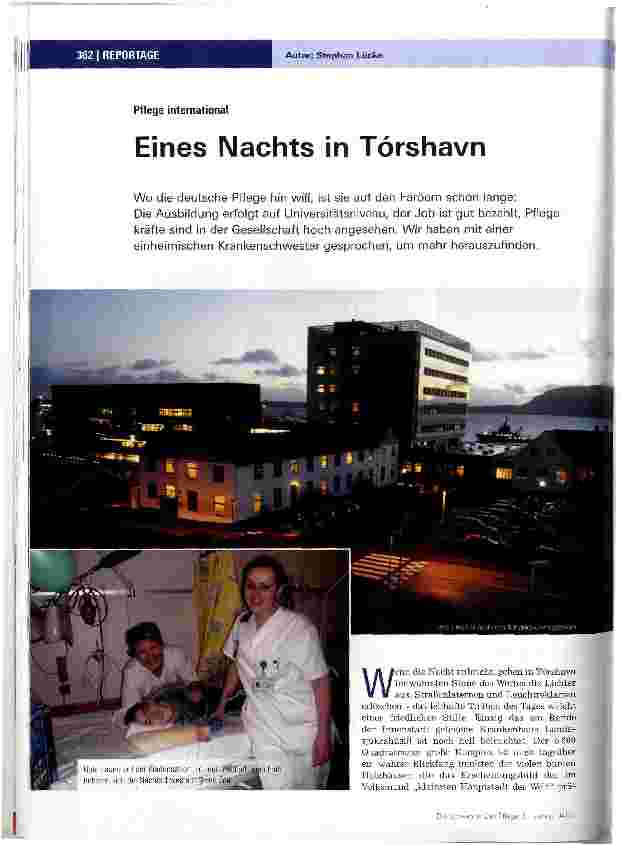 Vorschauseite 1: Eines Nachts in Törshavn