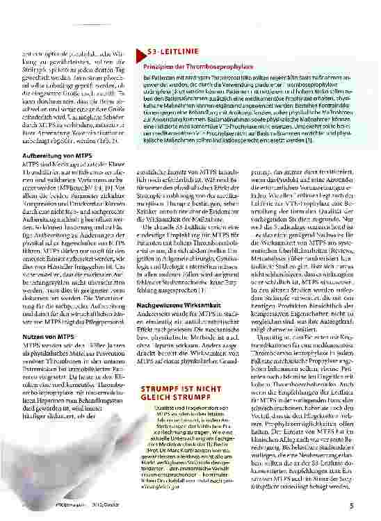 Vorschauseite 3: Was kann die Kompressionstherapie?