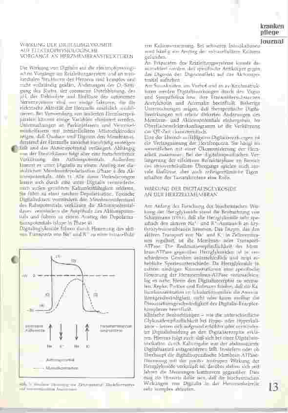 Vorschauseite 2: Wirkungen und Nebenwirkungen der Digitalisglykoside