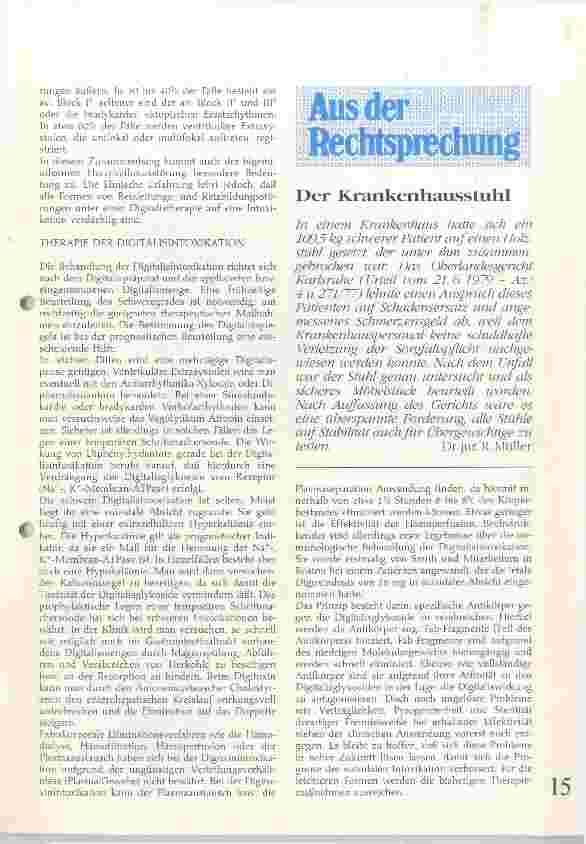 Vorschauseite 4: Wirkungen und Nebenwirkungen der Digitalisglykoside