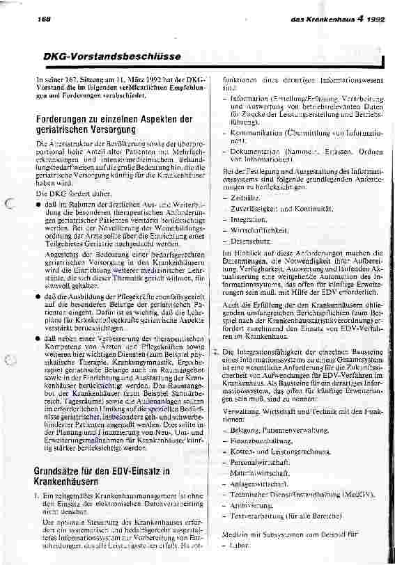 Vorschauseite 6: MEDKOM - Telekommunikation im Dienste der Patienten
