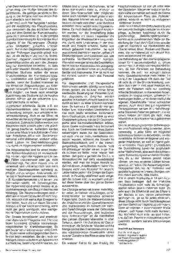 Vorschauseite 3: Ursachen für das zunehmende Auftreten von Hospitalinfektionen