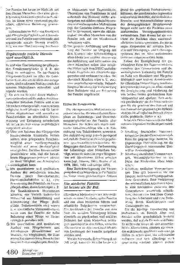 Vorschauseite 3: Familienbeziehungen im Alter