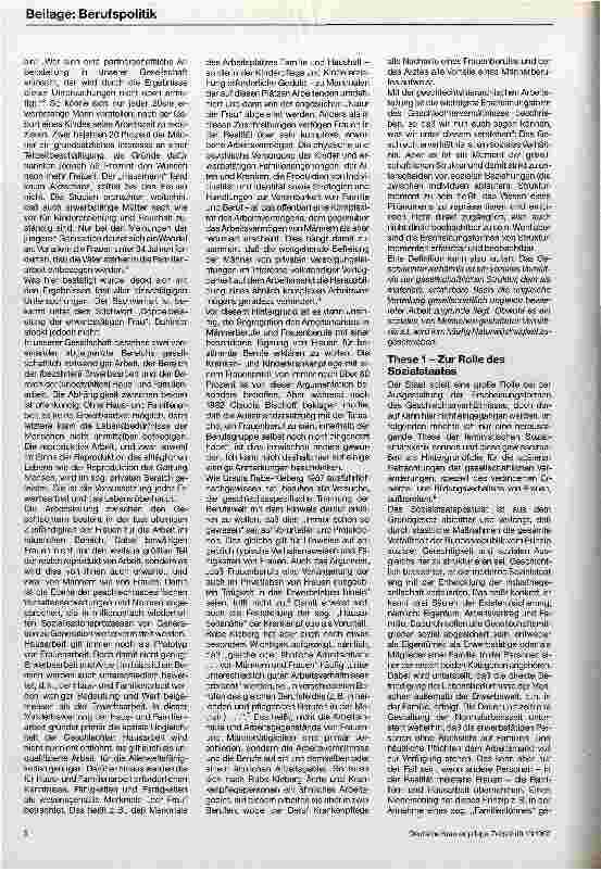 Vorschauseite 2: Sozialund bildungspolitische Aspekte sowie Forderungen der Lehrerinnen und Lehrer in pflegeberufsbildenden Schulen