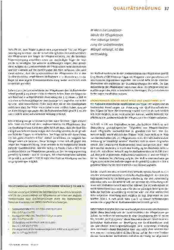 Vorschauseite 2: Maßnahmen müssen eindeutig erkennbar sein