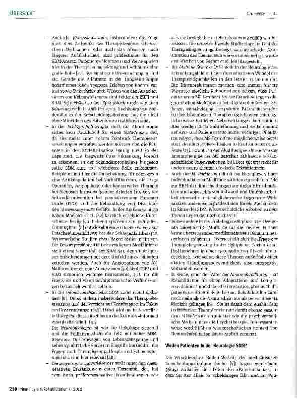 Vorschauseite 4: Shared Decision Making in der Neurologie - wieso? wann? wie viel?