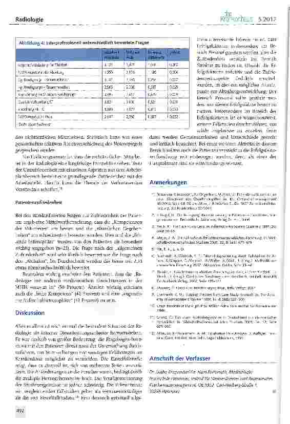Vorschauseite 4: Erfolgsfaktoren in der Radiologie