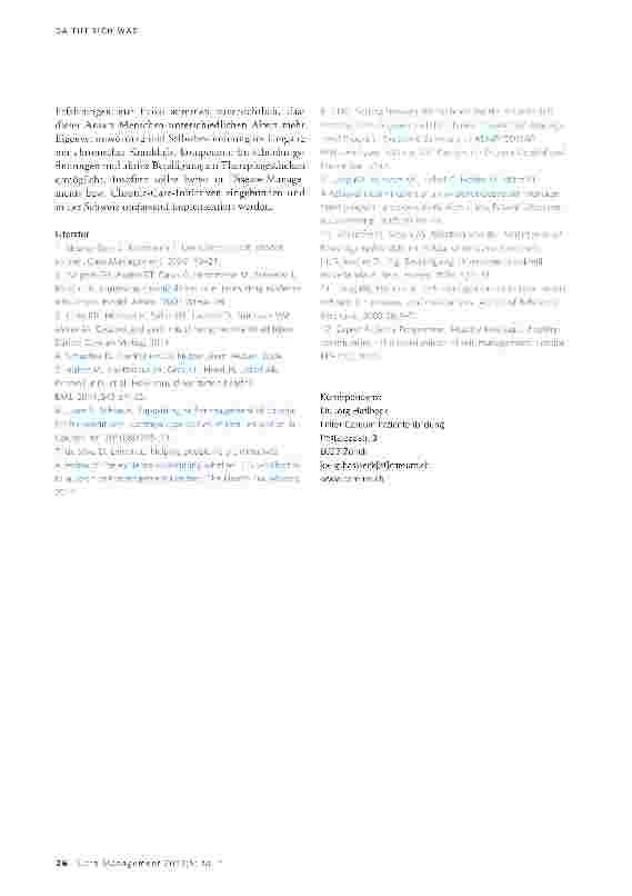 Vorschauseite 4: Selbstmanagementförderung