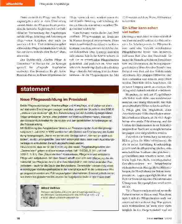 Vorschauseite 2: Pflege ist immer individuell
