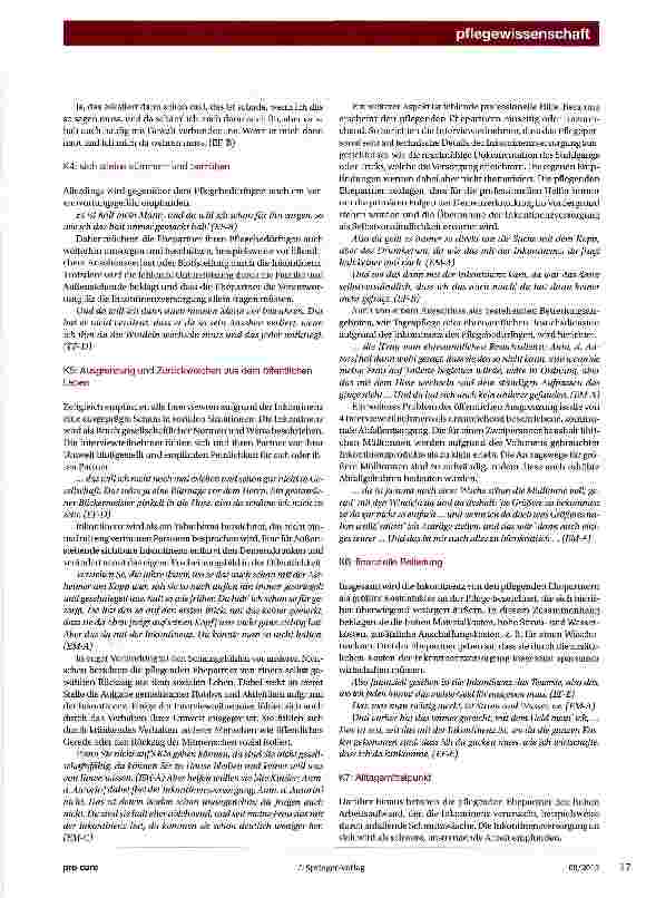 Vorschauseite 4: Wie erleben pflegende Angehörige die Inkontinenz ihres an Alzheimer-Demenz erkrankten Ehepartners?