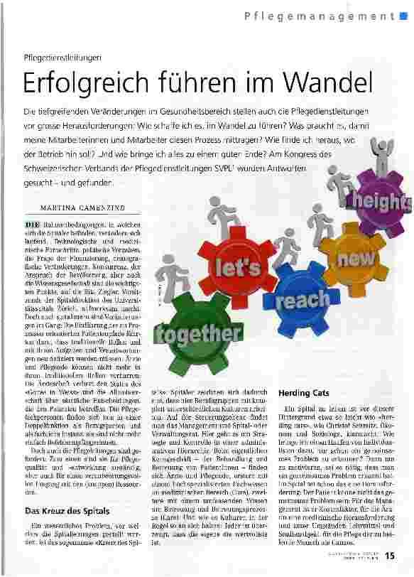 Vorschauseite 1: Erfolgreich führen im Wandel