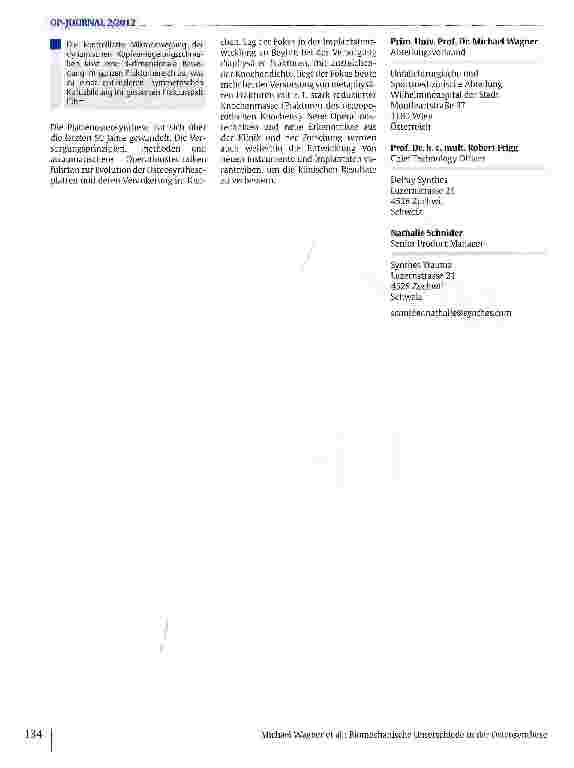 Vorschauseite 5: Biomechanische Unterschiede in der Osteosynthese zwischen Kompressionsplatten und Überbrückungsplatten