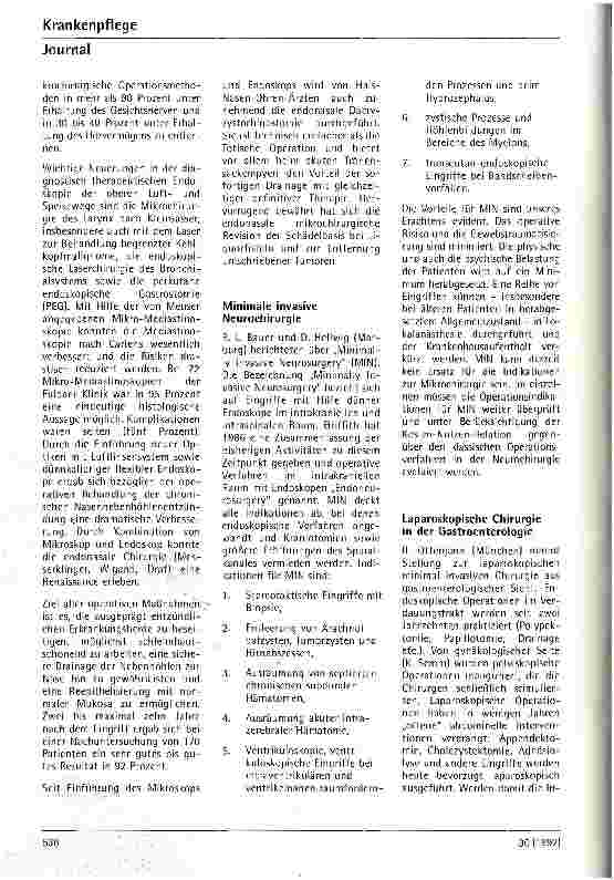 Vorschauseite 5: Möglichkeiten und Grenzen endoskopischer Chirurgie