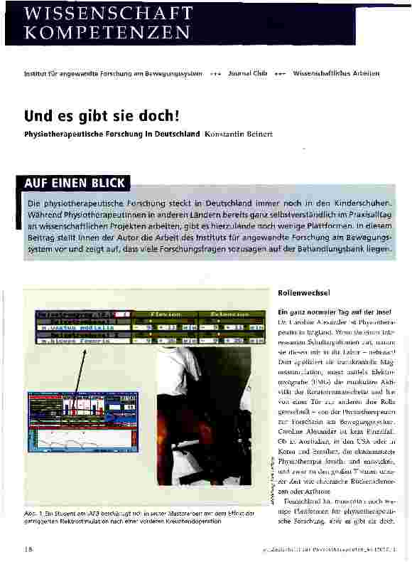 Vorschauseite 1: Und es gibt sie doch!