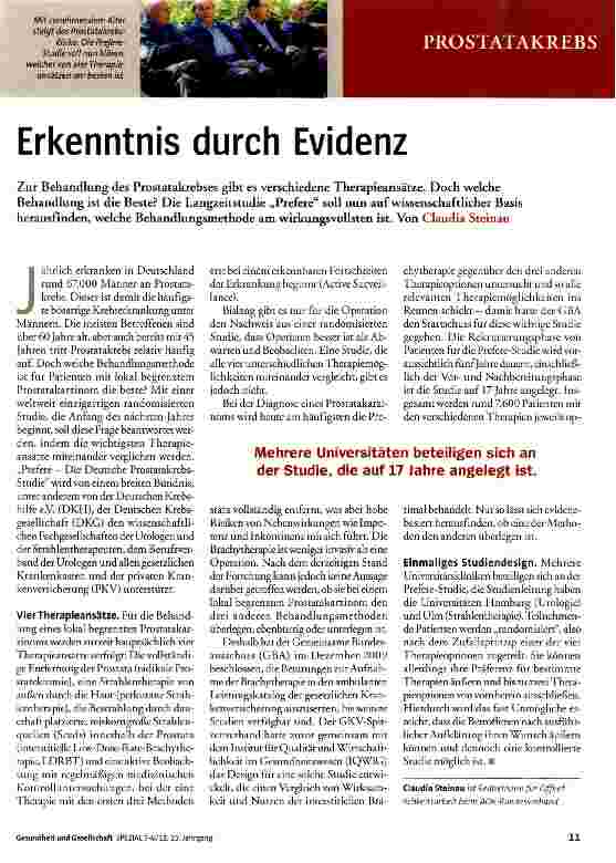 Vorschauseite 1: Erkenntnis durch Evidenz