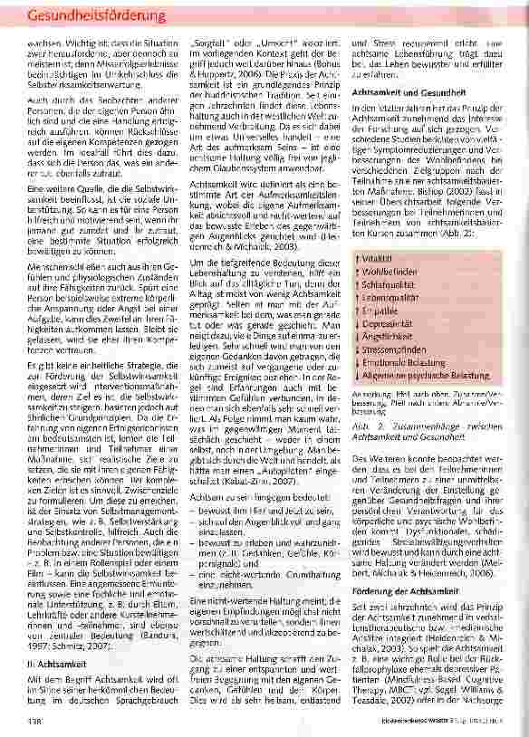 Vorschauseite 2: Selbstwirksamkeit und Achtsamkeit