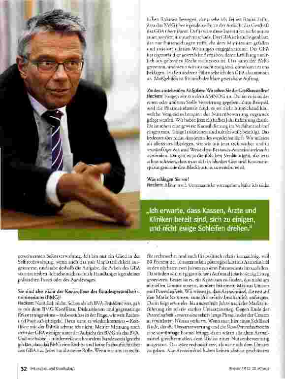 Vorschauseite 3: Konflikte mit der Politik scheue ich nicht