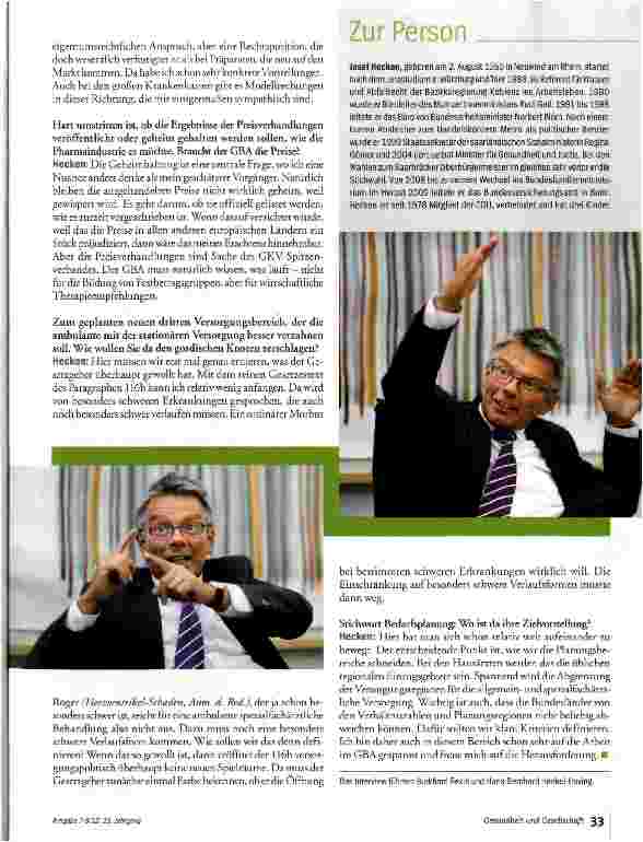 Vorschauseite 4: Konflikte mit der Politik scheue ich nicht