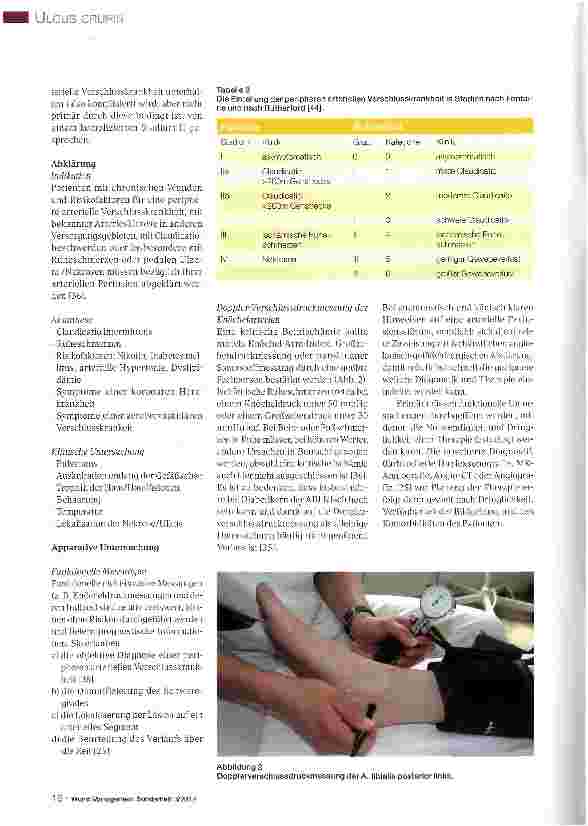 Vorschauseite 6: Epidemiologie, Abklärung und Therapie der häufigsten Ursachen chronischer Beinund Fußulzera