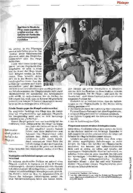 Vorschauseite 2: Pflege am Scheideweg