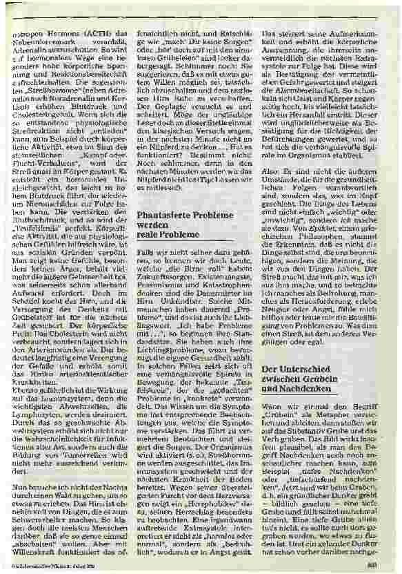 Vorschauseite 2: Gesundheit beginnt im Kopf 2.Folge: Das Grübel - Übel