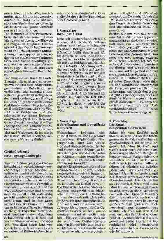 Vorschauseite 5: Gesundheit beginnt im Kopf 2.Folge: Das Grübel - Übel
