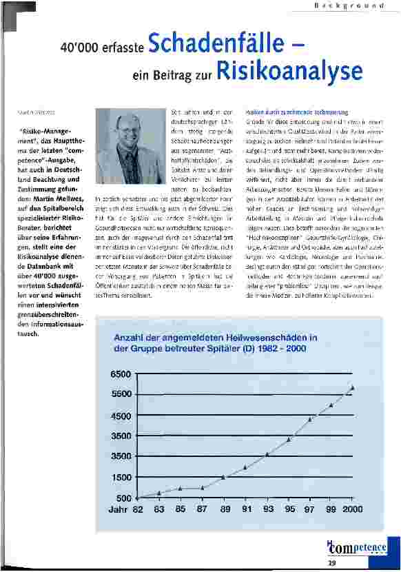 Vorschauseite 1: 40. 000 erfasste Schadenfälle - ein Beitrag zur Risikoanalyse